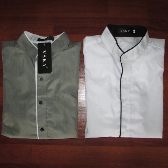 Mens Dress Shirts x 2 - NEW - Picture 1 of 9